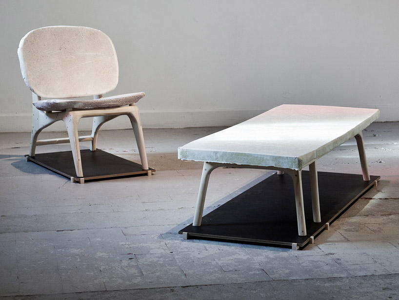 papercrete furniture: unpolished by dik scheepers