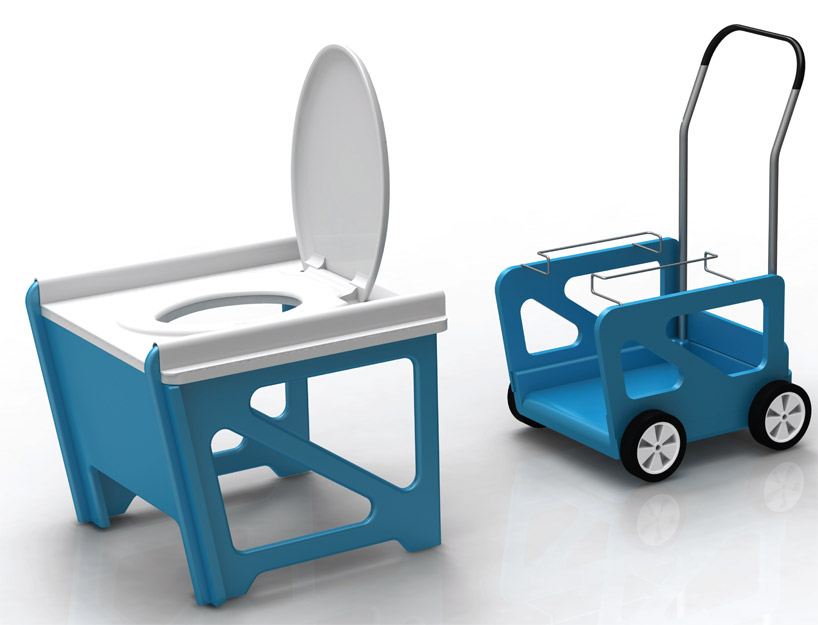 disaster relief toilet by rahim bhimani