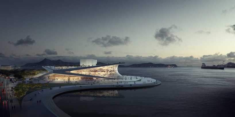 busan opera house winning proposal by snohetta