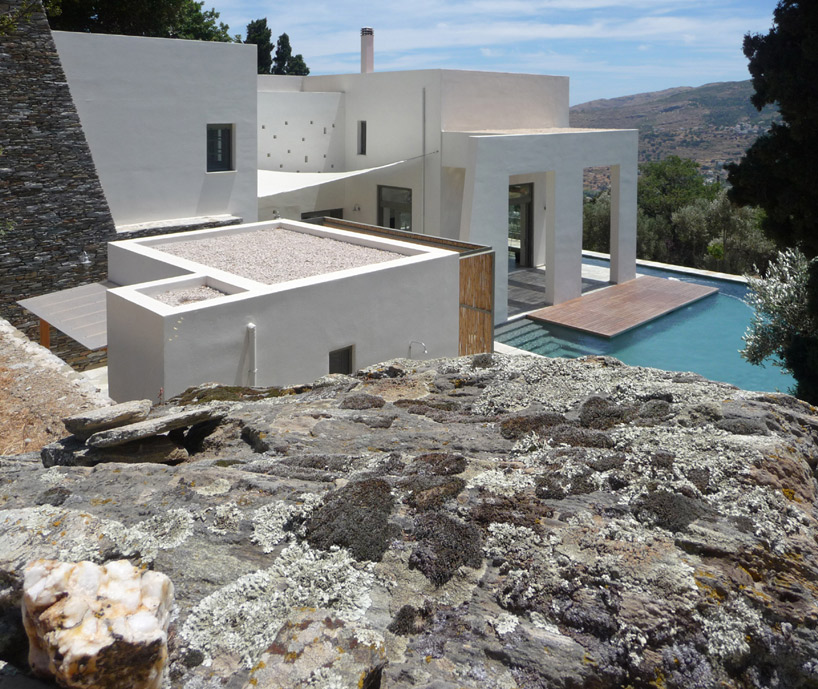 klab architecture: emasies house on andros island