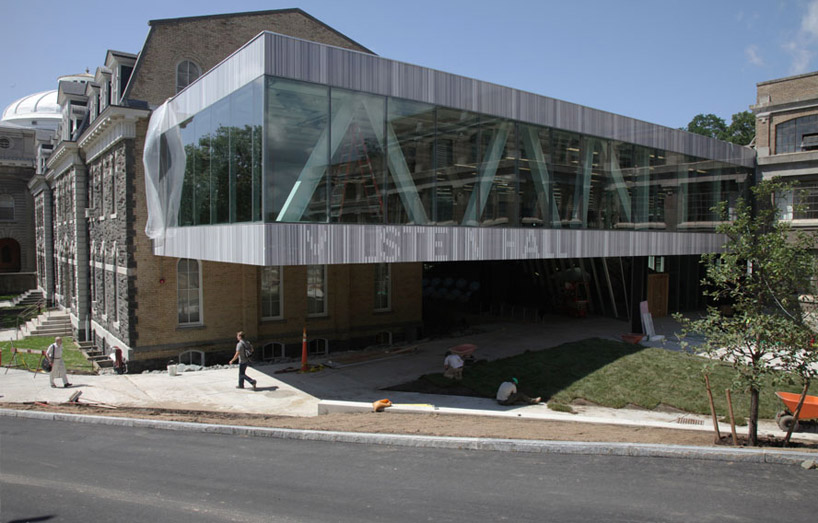 OMA: milstein hall   nearing completion