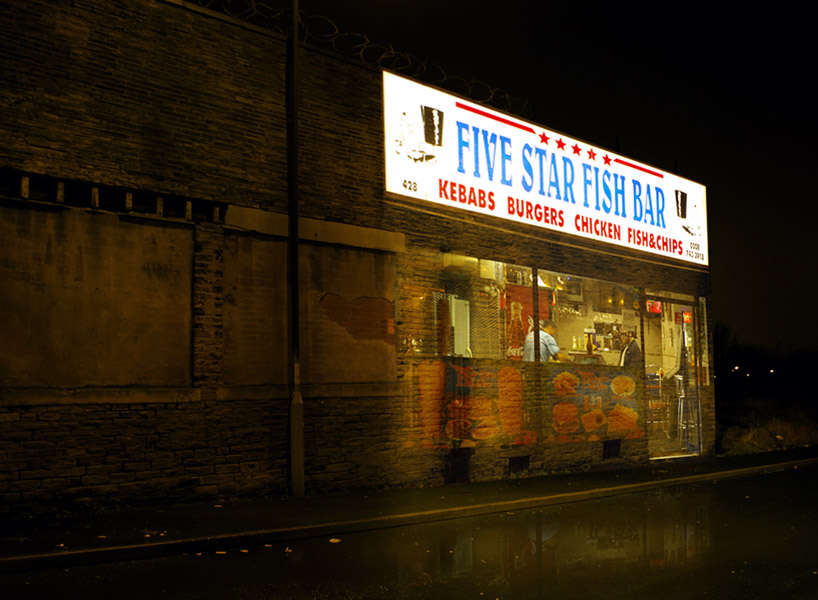 jorge mañes: fried chicken street lighting