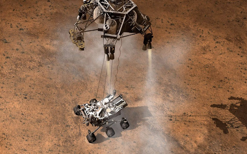 curiosity on the red planet: NASA mars landing
