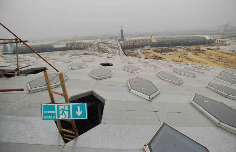 massimiliano + doriana fuksas: shenzhen international airport under construction