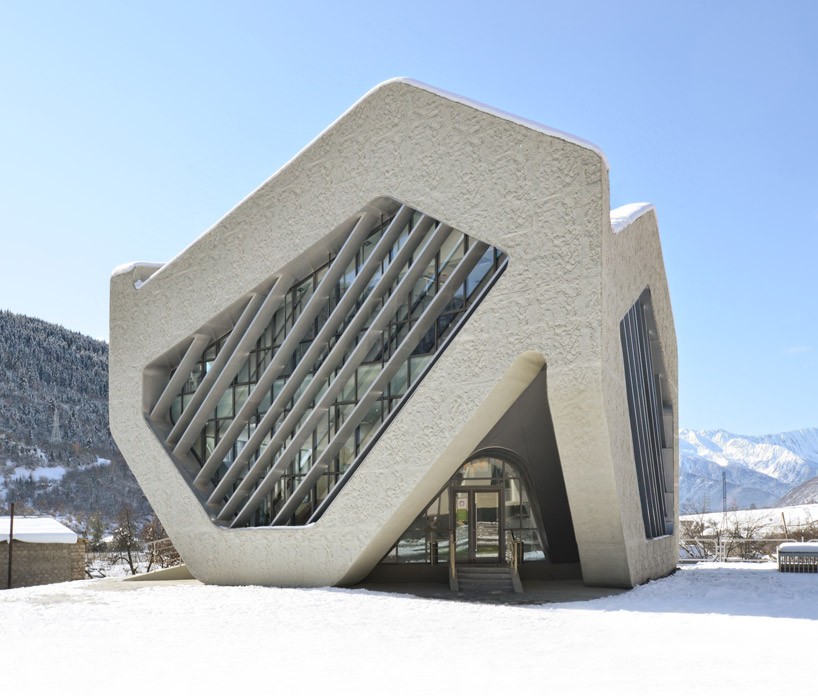 j. mayer h. architects: house of justice + police station in mestia - 2