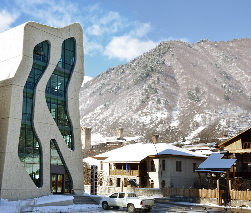 j. mayer h. architects: house of justice + police station in mestia - 6
