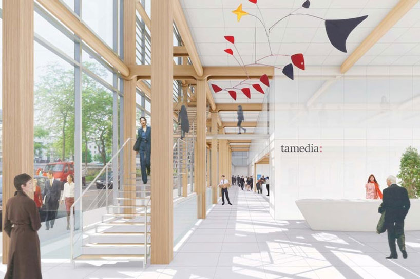 shigeru ban architects: tamedia office building in zürich