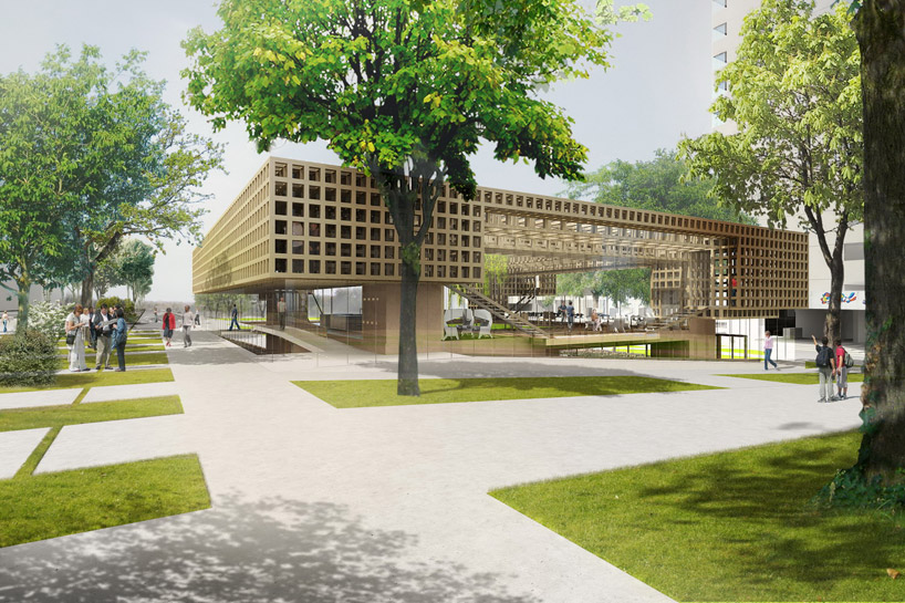 NEXT architects + mass studies: woudestein student pavilion