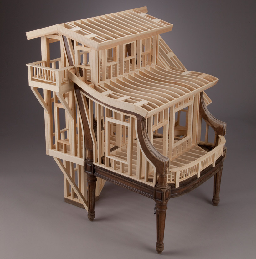 ted lott: sit stay house frame chair