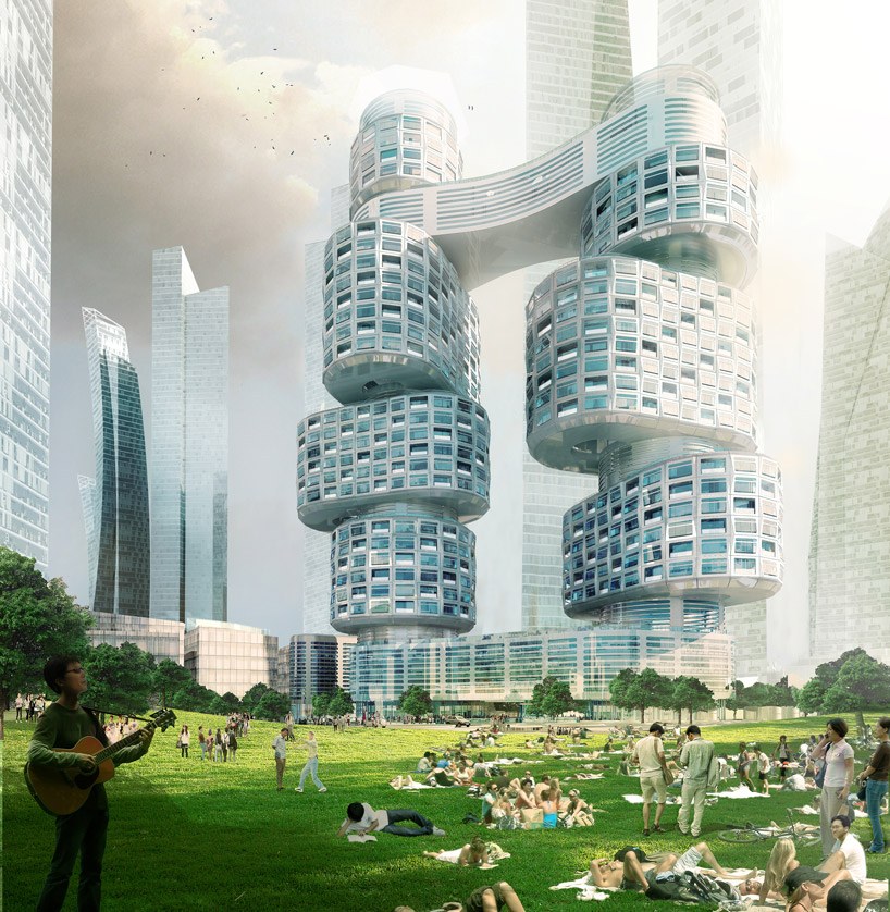 asymptote architecture: velo towers   YIBD