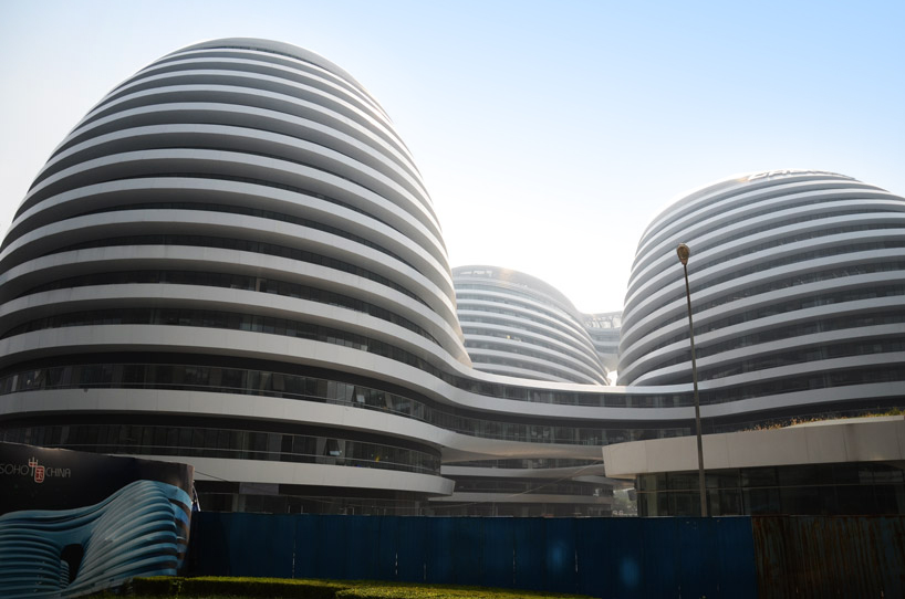 zaha hadid: galaxy soho nears completion