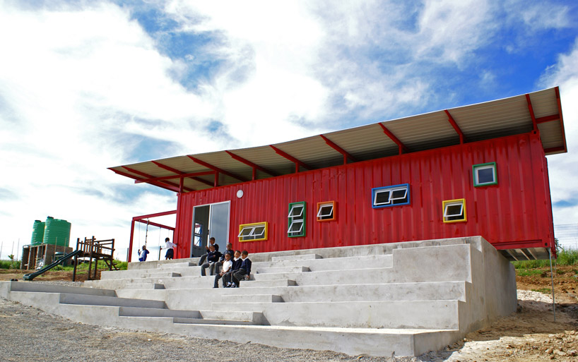 tsai design studio: visserhok container classroom