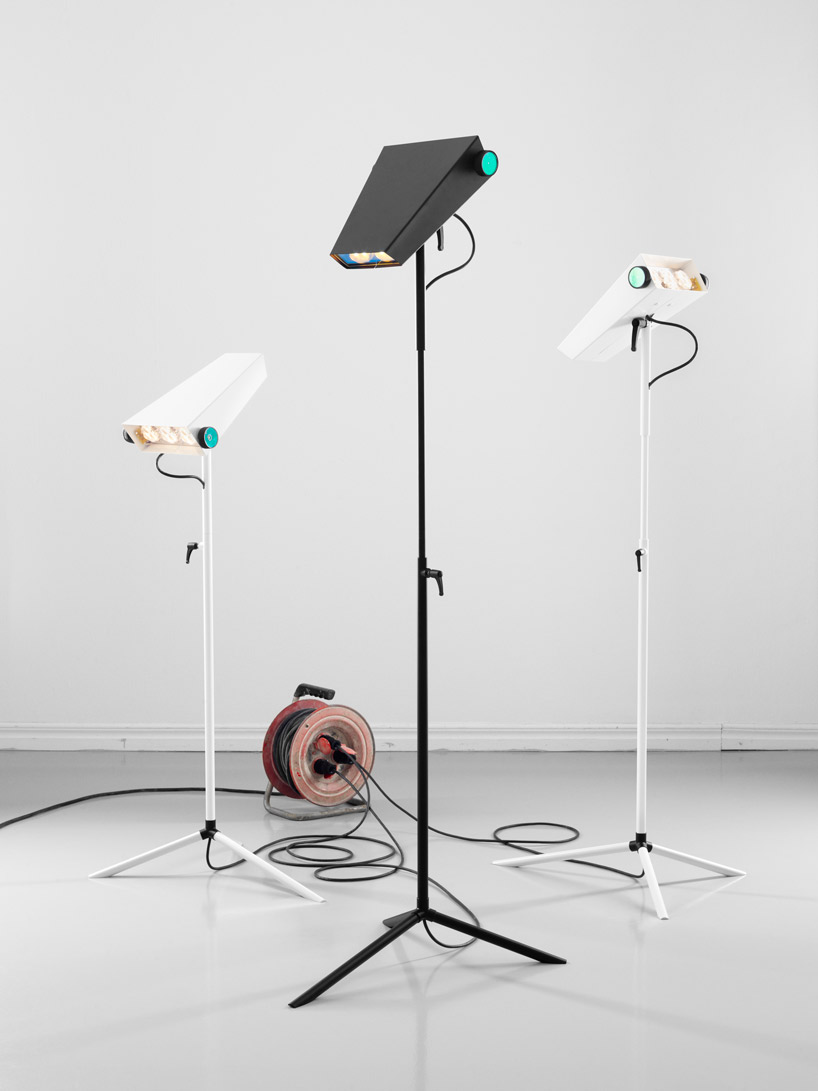 LED droid lamp by jangir maddadi at maison et objet 2012
