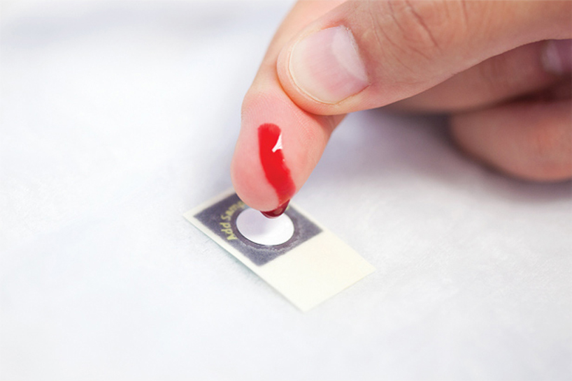 stamp sized paper blood tests for detecting liver damage