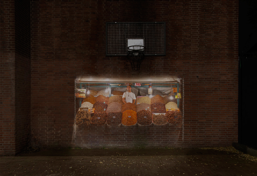 street food video projections by jorge mañes rubio