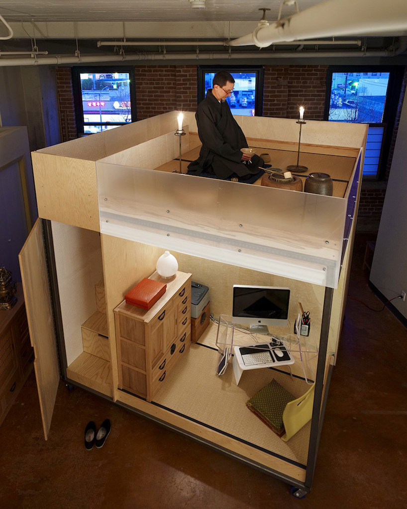 spaceflavor architecture: small space living in a cube