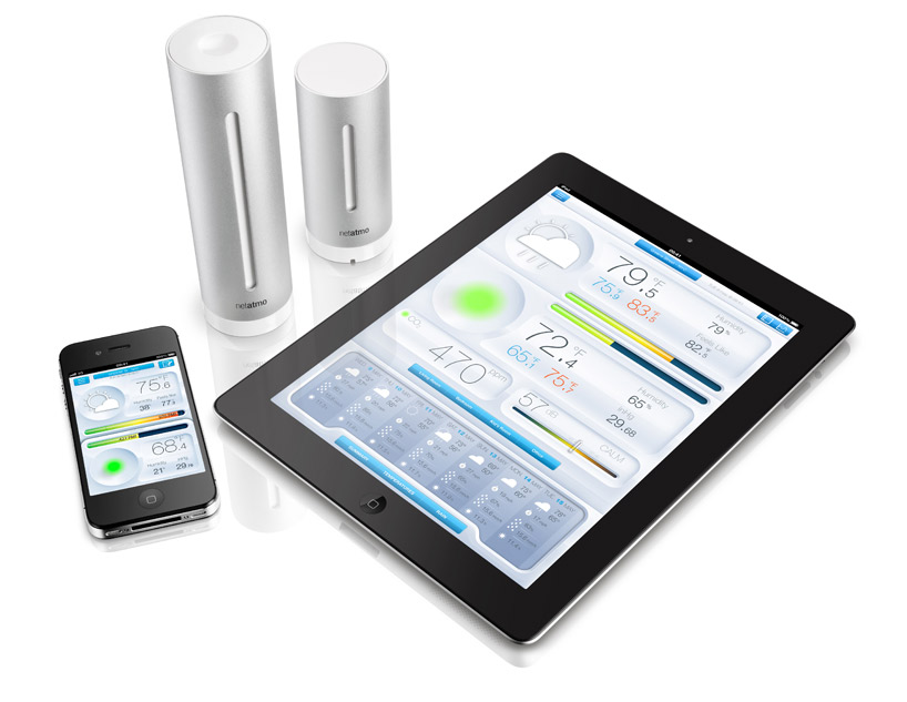 netatmo personal weather station and air quality monitor