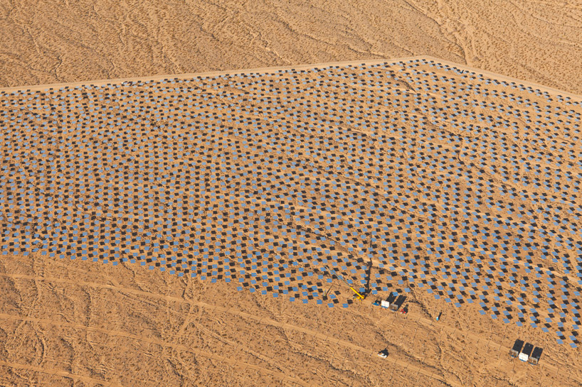 ivanpah amidst 19M acres dedicated to solar energy production in mojave desert