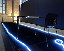 established and sons: six meter carbon fiber surface table