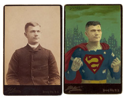 alex gross: reconfigured cabinet cards