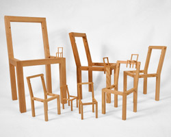 puzzle like inception chair by vivian chiu