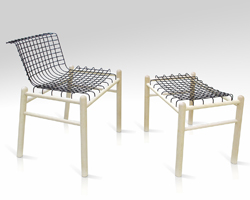 tatsuo kuroda: wirewood chair