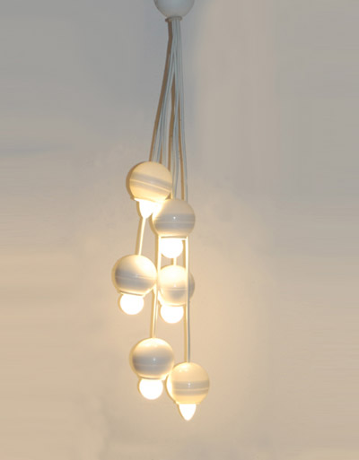 'bunches of grapes' light by carmela rubio of 19bis creativos