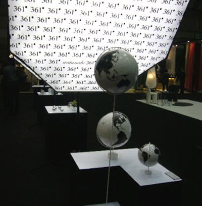 nendo: exhibition design for 361 degrees