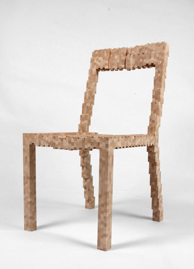 pixel chair by vivian chiu