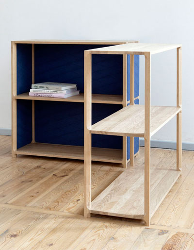 daniel becker design studio: victor shelving system