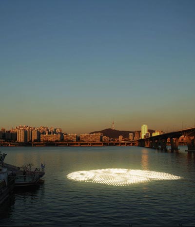 emitting monster in han river   korea