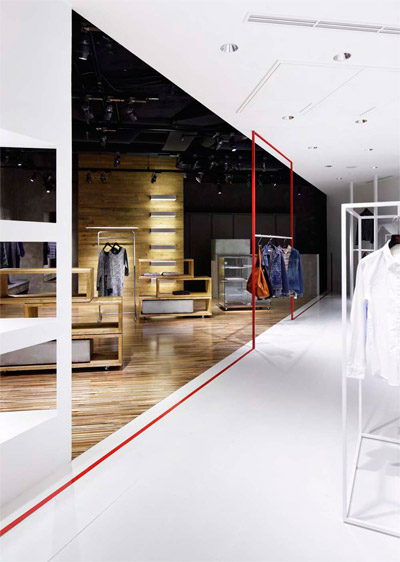 moment design: 'and a', clothing store in yokohama