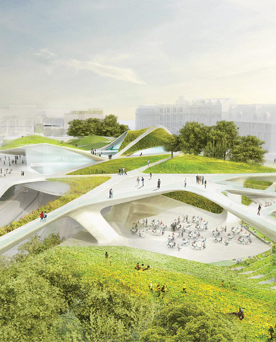 diller scofidio + renfro win aberdeen city garden competition