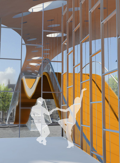 bureau SLA + arup: amsterdam hermitage bridge