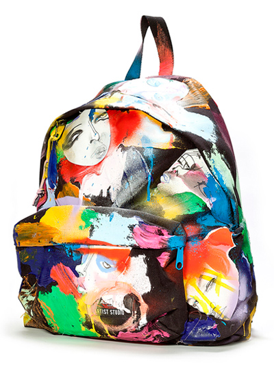 eastpak artist studio: customized bags for designers against AIDS