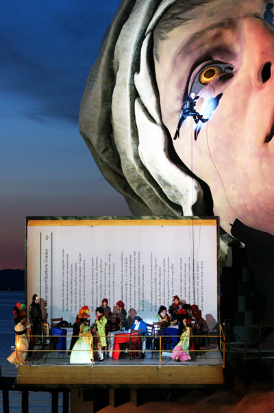 andré chénier opera on the lake at bregenz