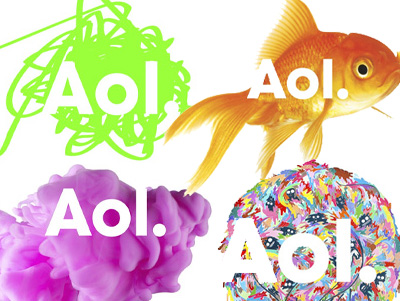 new AOL identity by wolff olins