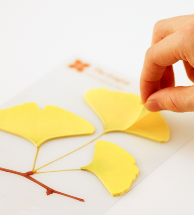 appree: ginkgo + leaf it bookmark memo pads