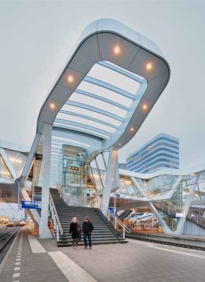 UNStudio: arnhem central platform roofs