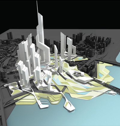 asymptote: dream hub yongsan IBD masterplan