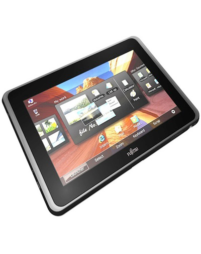 CES 2011: fujitsu's oak trail windows 7 tablet