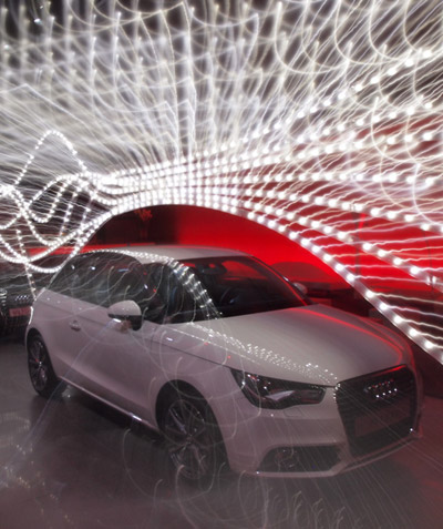 moritz waldemeyer: 'lucid flux' for audi