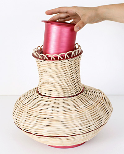 knockoutdesign: awateef basket lampshades