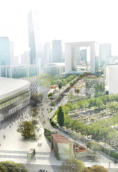 AWP: jardins de l'arche, paris