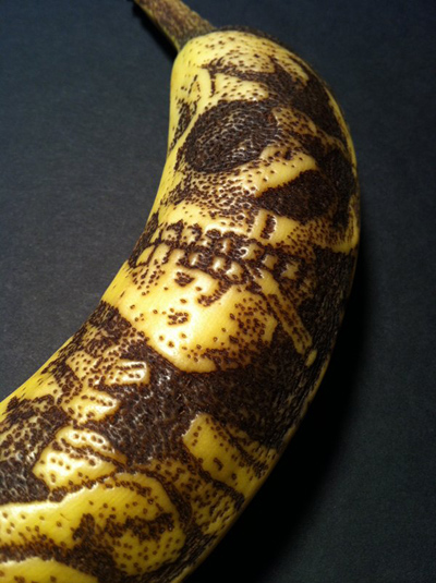 tattooed bananas