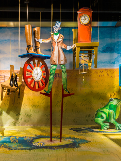 kiki van eijk: Hermès windows at bijenkorf amsterdam