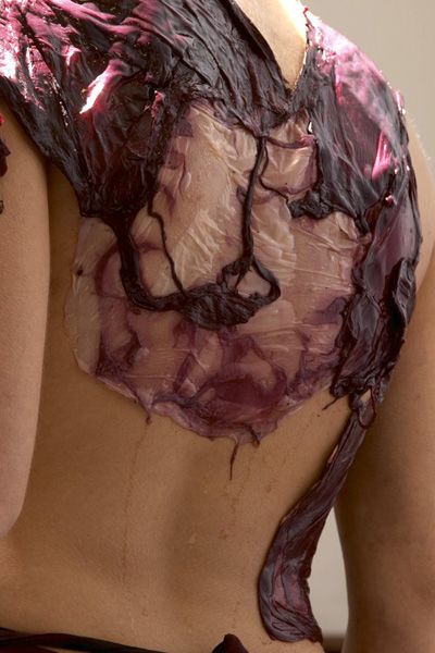 fermented fashion   red wine dress made without a single stitch