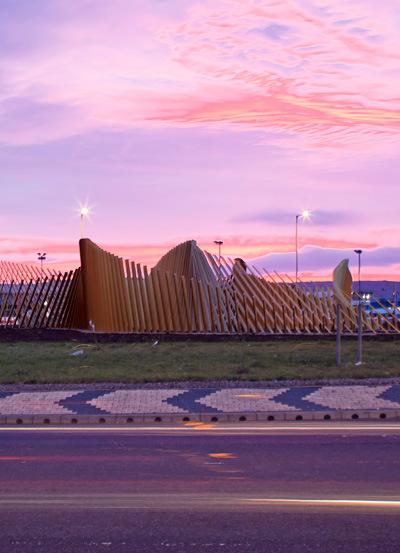 mcchesney architects: blaze installation