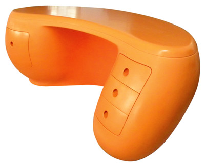 office planner boomerang desk