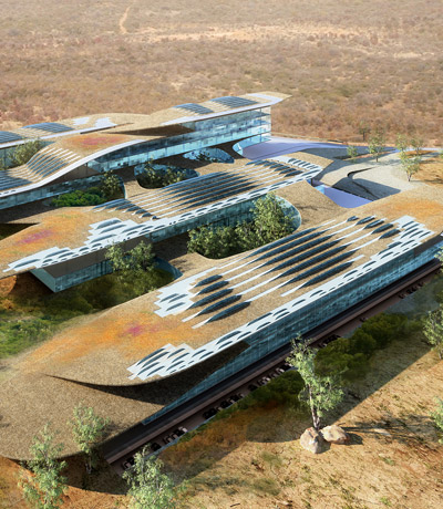shop architects: botswana innovation hub